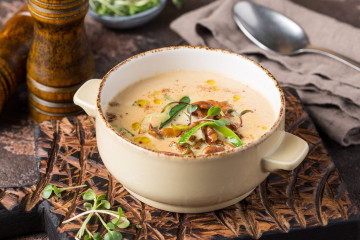 Крем-суп грибной