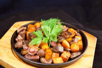 Жаркое из говяжьей вырезки